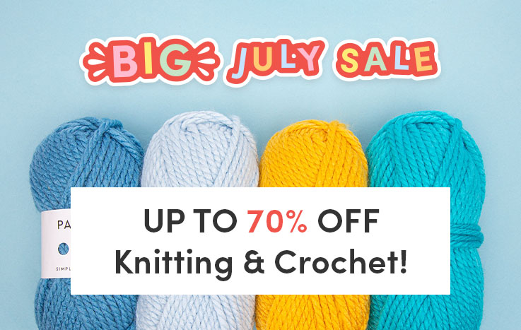 Up to 70% off Knitting & Crochet