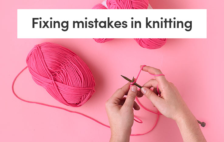 Fixing mistakes in knitting